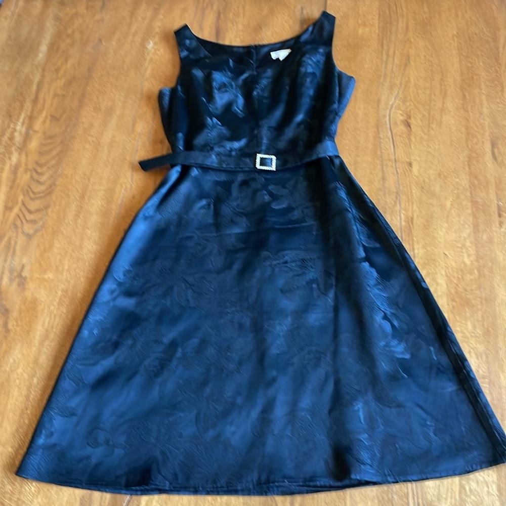Retro-Style Black Cocktail Dress